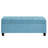 Blue Button Bench With Linen Upholstery And Robust Wooden Construction For Storage Purposes Upholstered In Resilient Support Desires-372562771