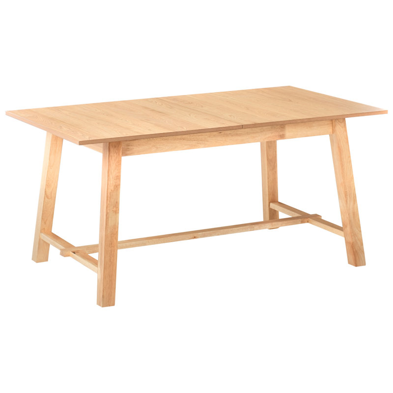 Extending Dining Table Light Ash Wood 160/200 cm 90 cm