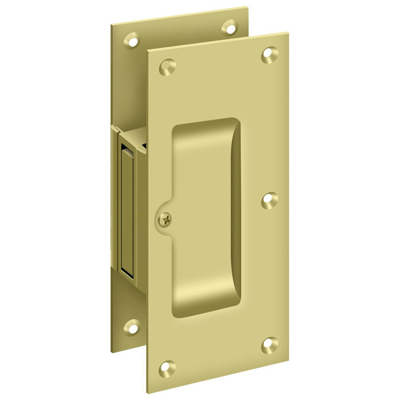 Brass Shutter / Door Accessory, Polished Brass