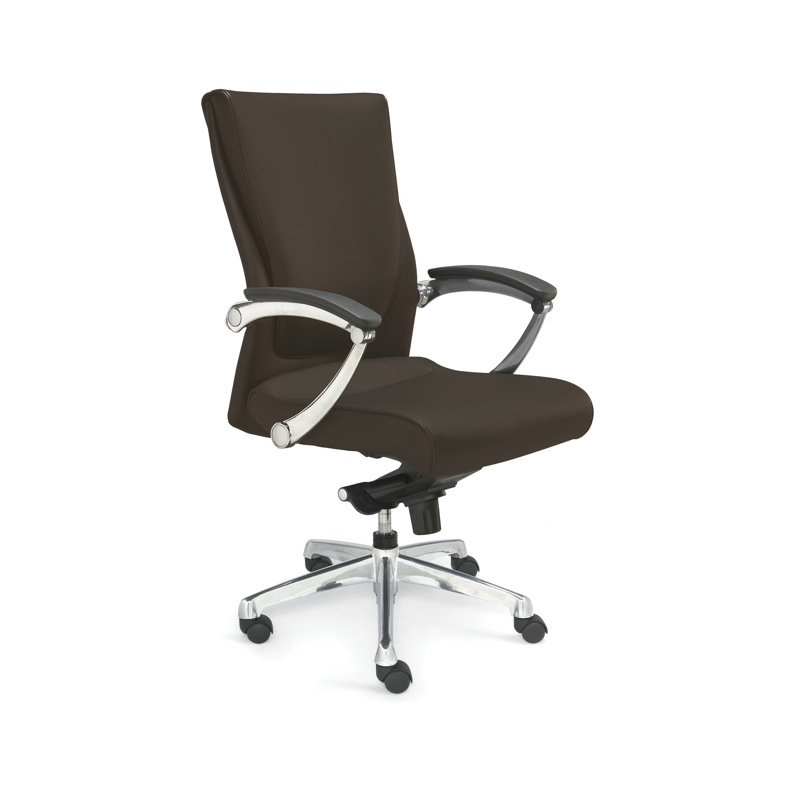 Fauteuil de direction luxo, Brun