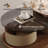Nesting Coffee Table Set with Hidden Storage and Rotating Casters
