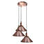 Eanes 3 - Light Copper Cluster Pendant