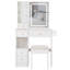 Petit meuble-lavabo 29,2 po avec tabouret de bureau et tabouret-505022042
