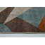 Tapis abstrait crème / brun / bleu-24782092