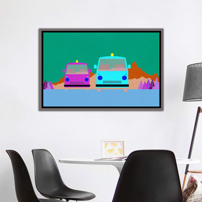 «Police Bus and Fire Engine» par Rosi Feist - impression d'art graphique