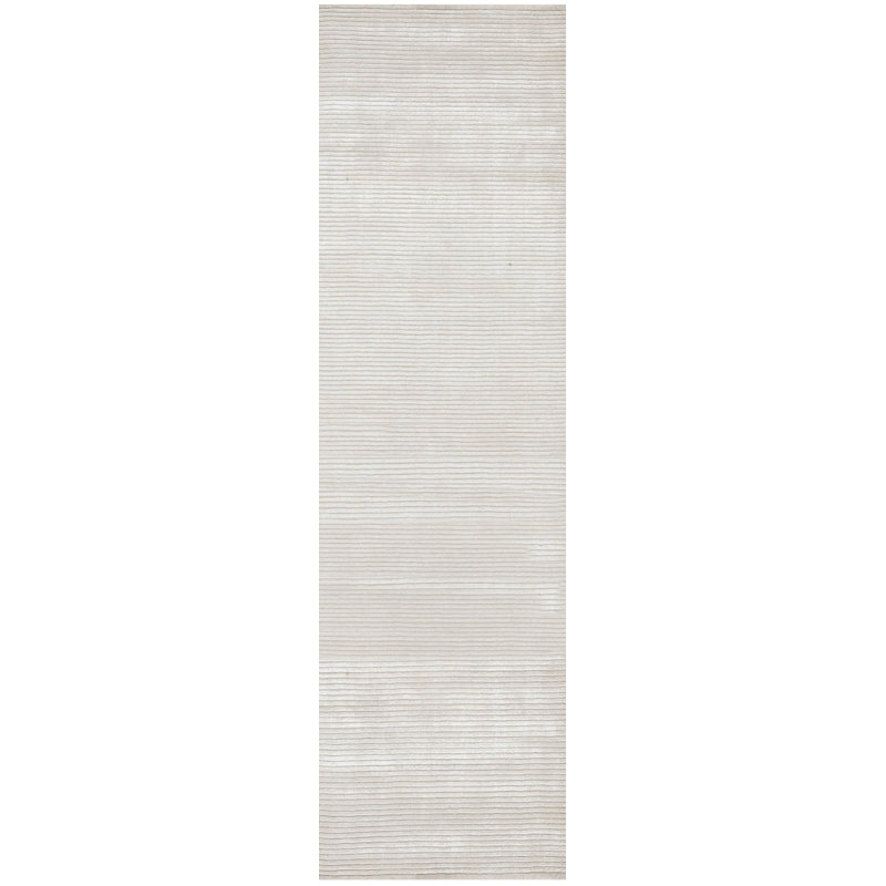 Hand-Knotted High-Quality Ivory Area Rug