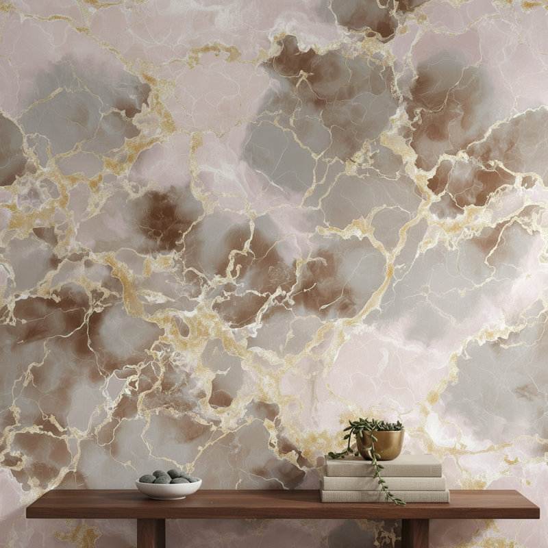 Marble Wallpaper Abstract Luxurious Wall Mural