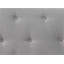 Grand lit en tissu gris Venacha