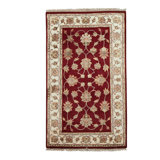Handmade Cotton and Wool Oriental Area Rug