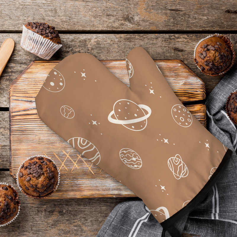 Stellar Dino Flight Oven Mitt Cotton Twill