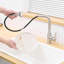 Robinet d'évier à poignée simple avec robinet rétractable, style moderne, remplisseur en céramique pour barre coulissante, conception classique-948232061