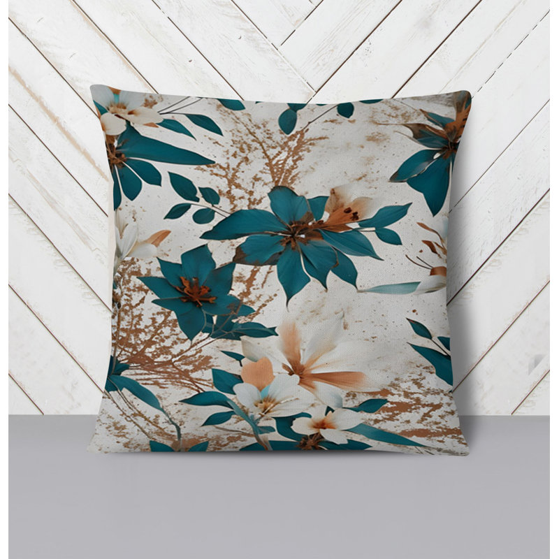 Throw Pillow, 16"H x 16"W, Pillow Cover Only - No Insert