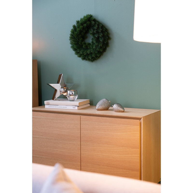 Cônes de décoration coniques, H 2,56 po x l 4,33 po x P 2,56 po, Argent