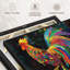 «Art mural coq abstrait multicolore»-146198016