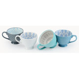 4 Piece Assorted Teacup Set