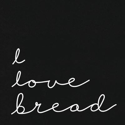 I Love Bread - Wrapped Canvas Print