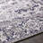 Machine Woven Oriental Gray/Ivory Area Rug-1031679659