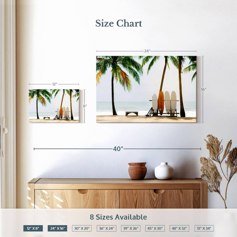 Senne Surfing Haven, H 16 po x l 24 po