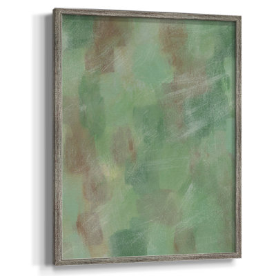 Green Shadows II Framed Print - Solid Wood