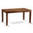6 Piece Dining Set Contains a Rectangle Dining Room Table and 4 Kitchen Chairs with a Bench, Mahogany   -1277691116-1277691117