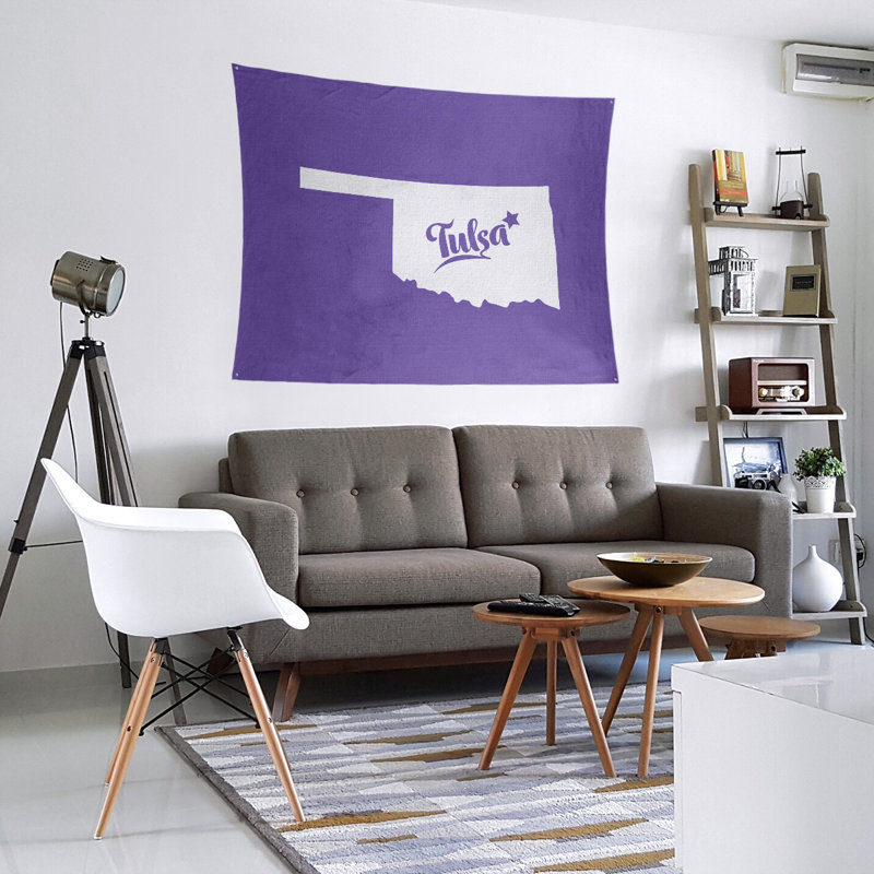 Polyester Tapestry, 51" H x 60" W, Purple