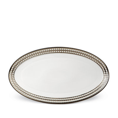 Perlee Platinum Oval Platter