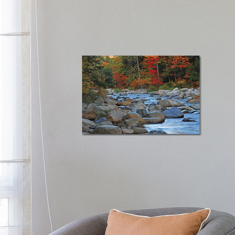 New Hampshire Stream par Brian Wolf - photographie sur toile tendue, H 18 po x l 26 po x P 1,5 po
