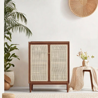 Armoire à chaussures en bois massif