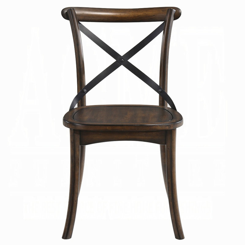 Ensemble de 2 chaises d'appoint en métal