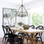 Lustre tambour en cage à 4 lumières Aukje-208983236