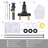 Centerset Single-handle Bathroom Faucet with Drain Assembly-68015841