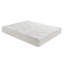 Grand matelas, mousse viscoélastique imprégnée de gel ferme, housse en polyester Tencel blanc 10 po