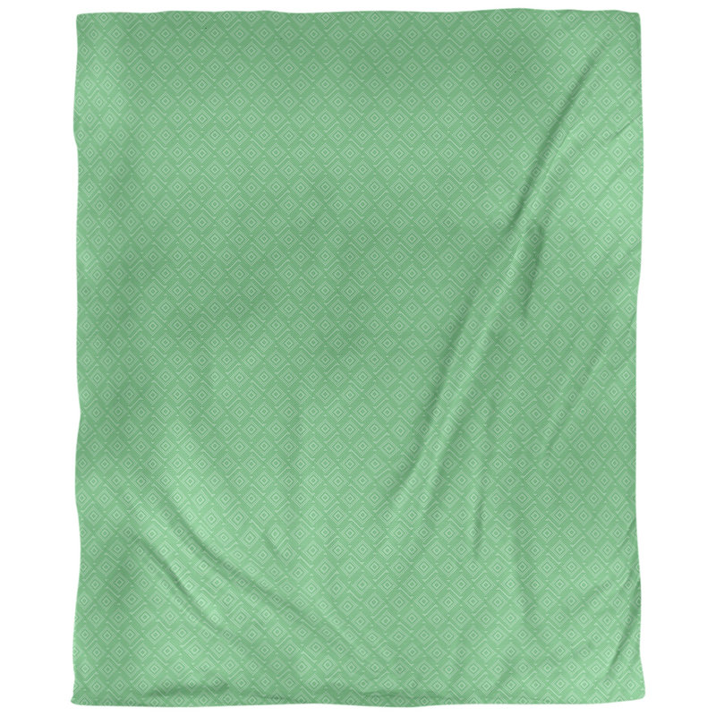 Tissu de labyrinthe carré, Vert, L 54 po x l 36 po, Lin naturel paloma