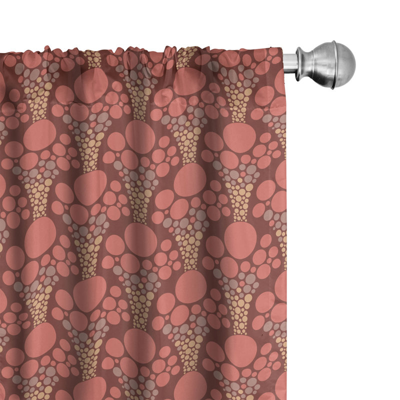 Rideaux 4 panneaux East Urban Home, L 56 po x L 84 po