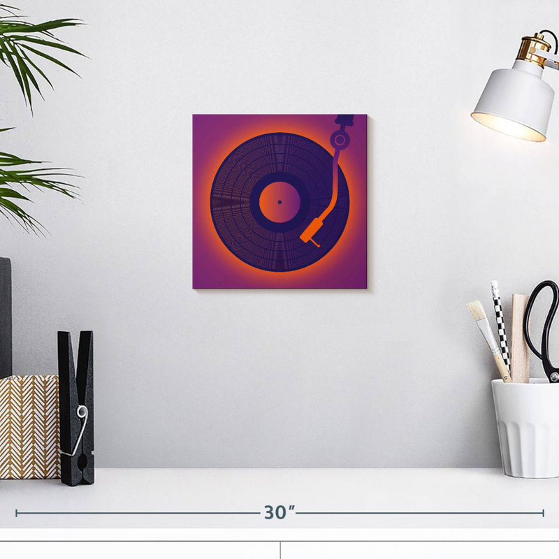 Disque vinyle Abarca, H 10 pi x l 10 pi