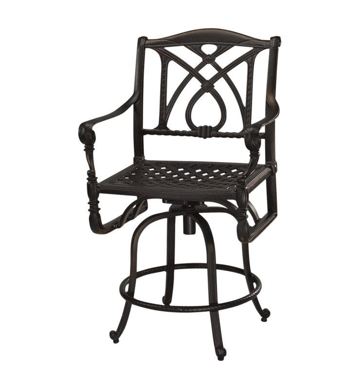 Grand Terrace Swivel Balcony Stool, Vintage