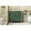 Ensemble de meuble-lavabo simple 30 po avec 3 tiroirs, ensemble de meuble-lavabo autoportant 30 po avec cadre en bois massif, vert