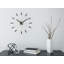 Black Plug Inn Metallic Wall Clock