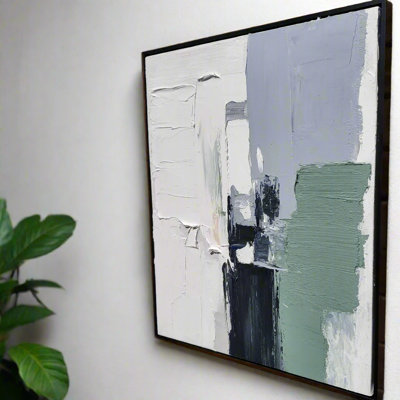 Muted Depths – Hand-Painted Oil on Canvas