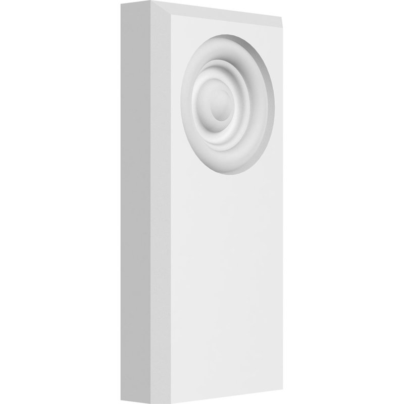 Bloc de socle standard avec bord biseauté Foster, H 7 po x l 3,5 po x p 1 po