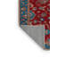 Tapis brun Tabriz lavable à la machine-1801775673