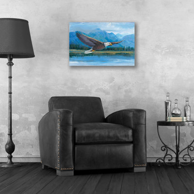 " Epic Art 'Eagle Soaring' By Tim O'Toole, Acrylic Glass Wall Art, 24"x16" " by Tim O'Toole