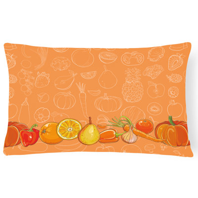 Coussin lombaire fruits et légumes