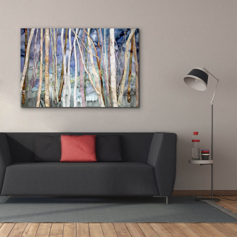 Sur toile, H 40 po x l 60 po x P 1,5 po