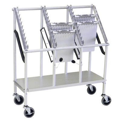 37'' H x 33'' W File Cart with Wheels