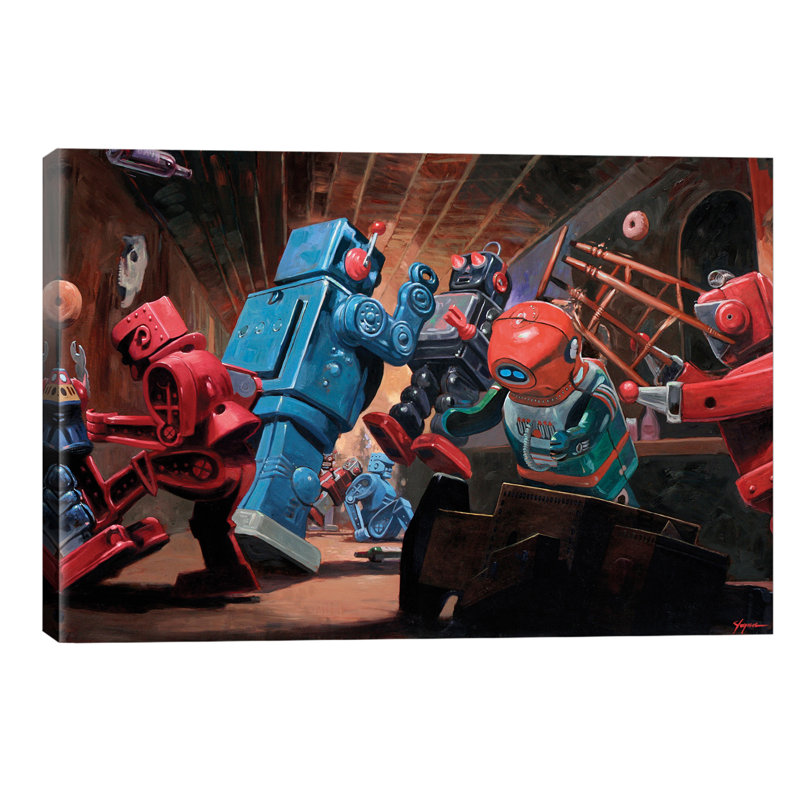 iCanvas Malfunction Mute by Eric Joyner Graphic Art on Canvas