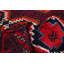 Tapis décoratif en laine noué à la main de conception unique 3 pi 2 po x 6 pi 2 po Besse