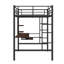 Lit mezzanine avec bureau et tablette