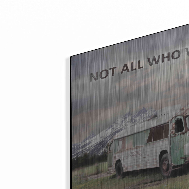  «Camping in Style» par Lori Deiter, art mural en métal, H 16 po x l 24 po