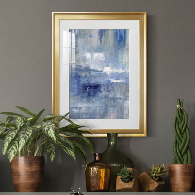 Bay View Indigo - Cadre photo, reproduction d'art sur papier